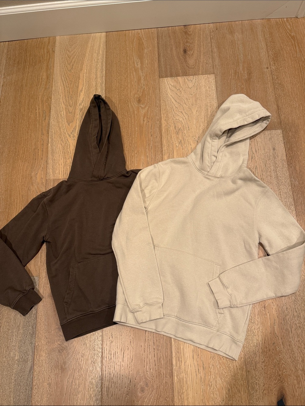 H&M Brown & Cream Hoodie Set
